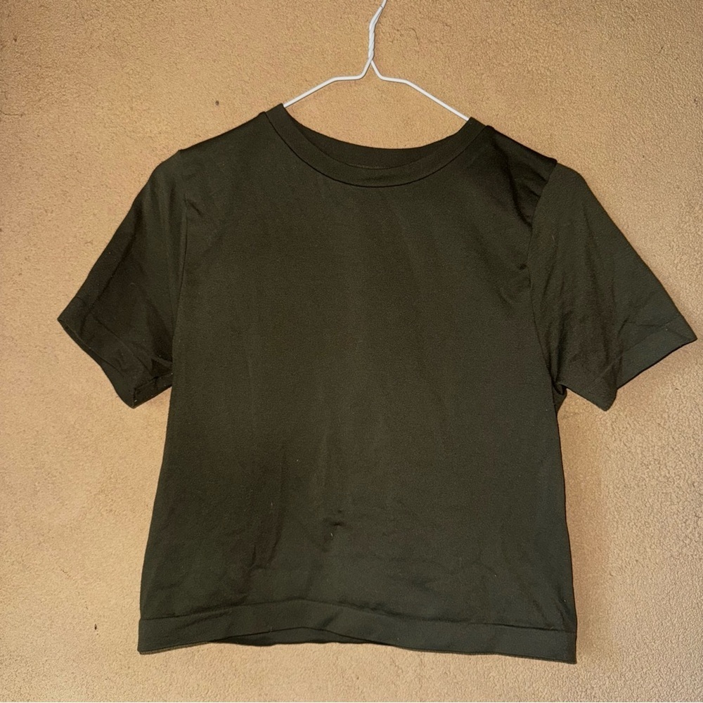A New Day Olive Green stretchy Tee
